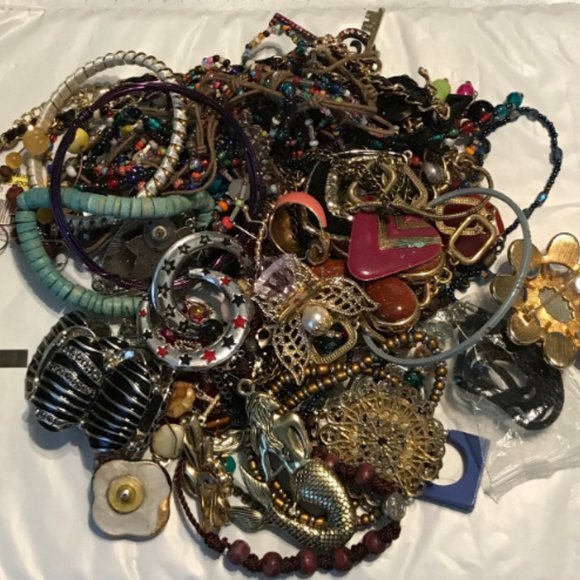 Jewelry Lot, Jewelry Grab Bag, Crafting, Repurpose - Picture 5 of 5